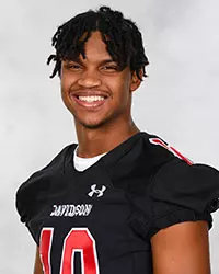 Davidson’s football team pose for head and social media photos at the Belk Arena on Monday, September 28, 2020 in Davidson, North Carolina.