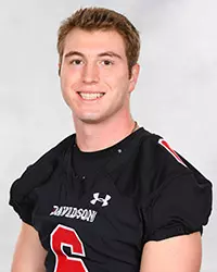 Davidson’s football team pose for head and social media photos at the Belk Arena on Monday, September 28, 2020 in Davidson, North Carolina.