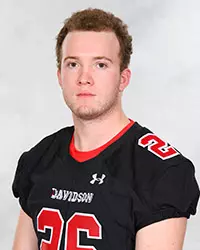 Davidson’s football team pose for head and social media photos at the Belk Arena on Monday, September 28, 2020 in Davidson, North Carolina.