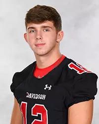 Davidson’s football team pose for head and social media photos at the Belk Arena on Monday, September 28, 2020 in Davidson, North Carolina.