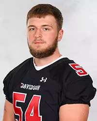 Davidson’s football team pose for head and social media photos at the Belk Arena on Monday, September 28, 2020 in Davidson, North Carolina.
