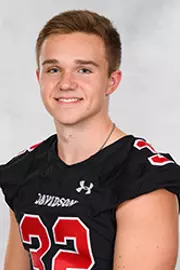 Davidson’s football team pose for head and social media photos at the Belk Arena on Monday, September 28, 2020 in Davidson, North Carolina.