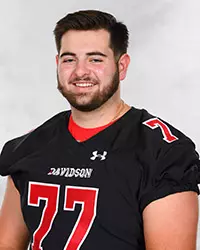 Davidson’s football team pose for head and social media photos at the Belk Arena on Monday, September 28, 2020 in Davidson, North Carolina.