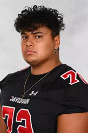 Davidson’s football team pose for head and social media photos at the Belk Arena on Monday, September 28, 2020 in Davidson, North Carolina.