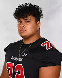 Davidson’s football team pose for head and social media photos at the Belk Arena on Monday, September 28, 2020 in Davidson, North Carolina.