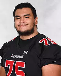 Davidson’s football team pose for head and social media photos at the Belk Arena on Monday, September 28, 2020 in Davidson, North Carolina.