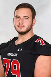 Davidson’s football team pose for head and social media photos at the Belk Arena on Monday, September 28, 2020 in Davidson, North Carolina.