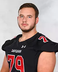 Davidson’s football team pose for head and social media photos at the Belk Arena on Monday, September 28, 2020 in Davidson, North Carolina.