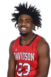 Teams pose for media photos during team media day at Belk Arena on Monday, October 18, 2021 in Davidson, North Carolina.