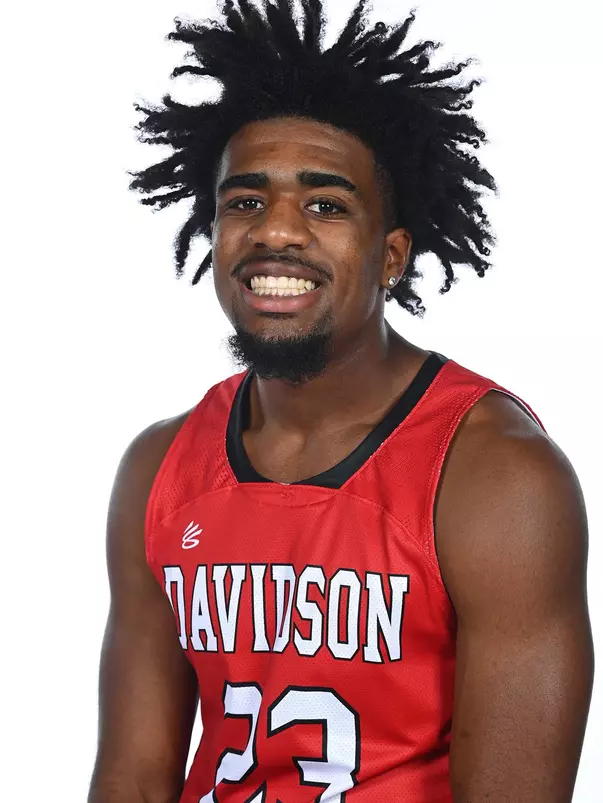 Teams pose for media photos during team media day at Belk Arena on Monday, October 18, 2021 in Davidson, North Carolina.
