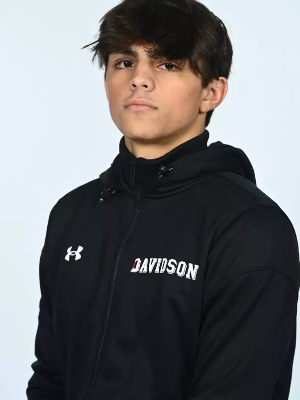 Teams pose for media photos at Belk Arena on Thursday, October 20, 2022 in Davidson, North Carolina.