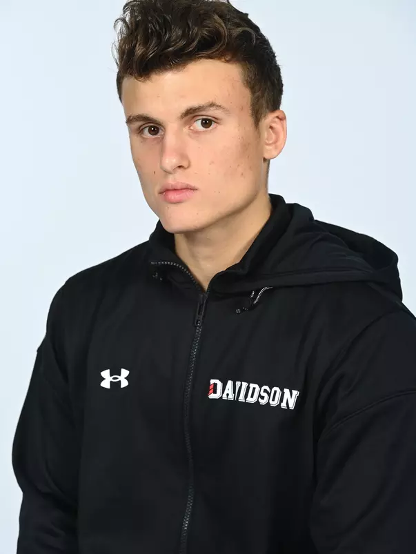 Teams pose for media photos at Belk Arena on Thursday, October 20, 2022 in Davidson, North Carolina.