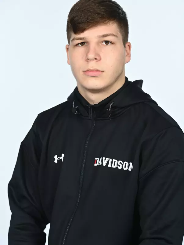 Teams pose for media photos at Belk Arena on Thursday, October 20, 2022 in Davidson, North Carolina.