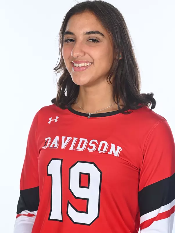 Davidson women’s volleyball pose for photos on media day at the Baker Sports Complex on Monday, August 14, 2023 in Davidson, North Carolina. Tim Cowie/DavidsonPhotos.com