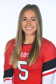 Davidson women’s volleyball pose for photos on media day at the Baker Sports Complex on Monday, August 14, 2023 in Davidson, North Carolina.  Tim Cowie/DavidsonPhotos.com