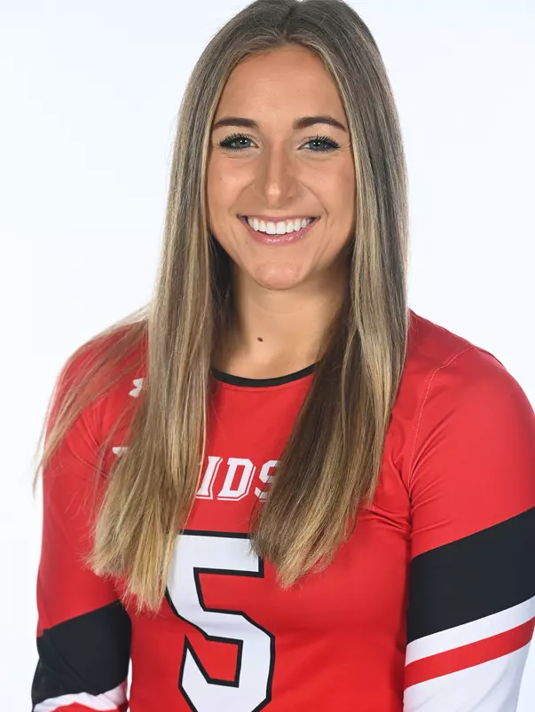 Davidson women’s volleyball pose for photos on media day at the Baker Sports Complex on Monday, August 14, 2023 in Davidson, North Carolina. Tim Cowie/DavidsonPhotos.com