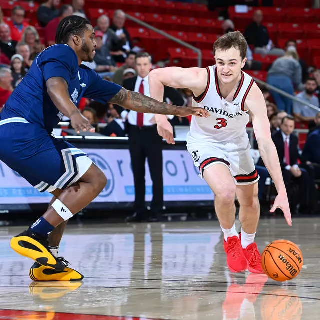 Davidson takes on Rhode Island in A-10 men’s basketball action at Belk Arena on Saturday, January 10, 2026 in Davidson, North Carolina. Credit - Tim Cowie/DavidsonPhotos.com @tjcowie