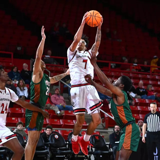 Davidson takes on Miid-Atlantic Christiian iin non-conference men’s basketball action at Belk Arena on Monday, February 09, 2026 in Davidson, North Carolina. Credit - Tim Cowie/DavidsonPhotos.com @tjcowie