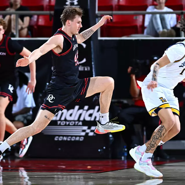 Davidson takes on La Salle in A-10 men’s basketball action at Belk Arena on Sunday, March 01, 2026 in Davidson, North Carolina. Credit - Tim Cowie/DavidsonPhotos.com @tjcowie