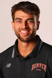11 OCT 2021: The Denver Pioneers men’s and women’s tennis teams at Denver Tennis Park in Denver, CO. (C. Morgan Engel/Clarkson Creative Photography)