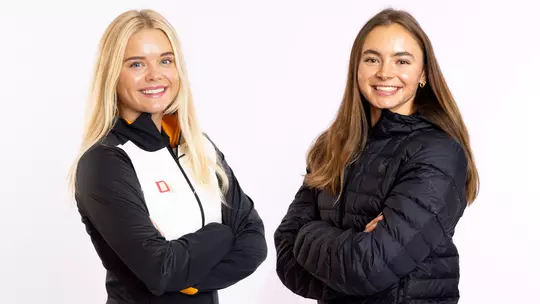 Denver 2026 skiing's Synne Bollingmo and Mia Hunt