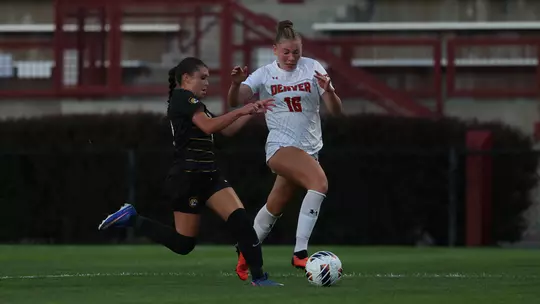 Caitlin Staats University of Denver Women's Soccer Forward vs. Colorado College - August 27, 2026