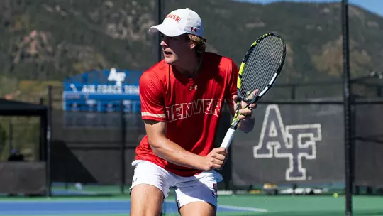 Aaron Beduhn University of Denver Men's Tennis Player at 2025 Bedford Cup in the Mountains - September 27, 2025