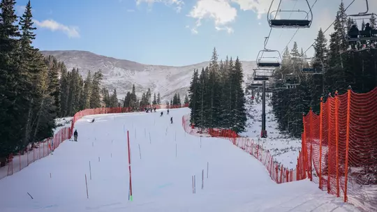 General Photo of 2025-26 slalom training and Loveland Ski Area
