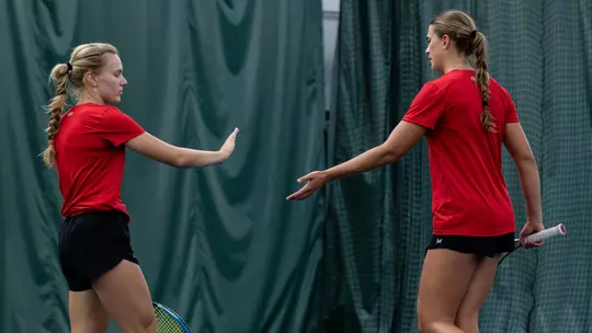 Sofia Mavor & Paulina Jurkowska University of Denver Women's Tennis Doubles at Practice - September 23, 2026