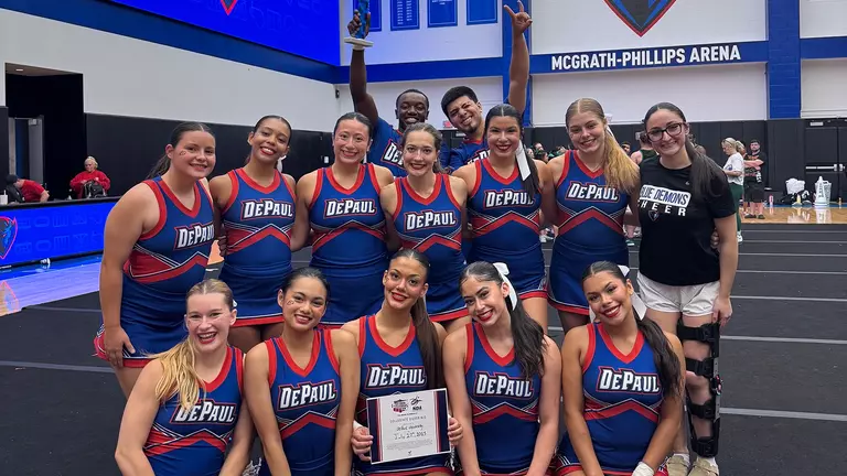 DePaul Cheer Earns Silver Bid to NCA Nationals