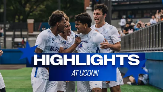 Game Highlights: DePaul Men's Soccer at UConn - 10.10.26