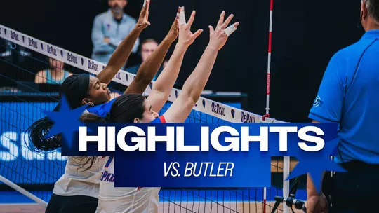 Game Highlights: DePaul Volleyball vs. Butler - 10.25.26
