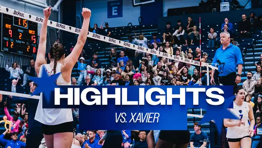 Game Highlights: DePaul Volleyball vs. Xavier - 10.24.26