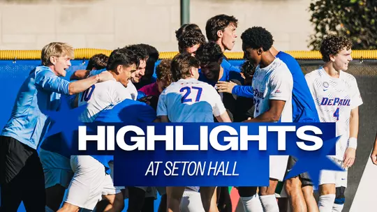 Game Highlights: DePaul Men's Soccer at Seton Hall - 10.27.26