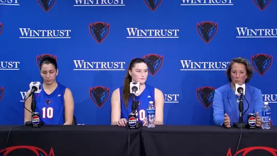 DePaul Volleyball vs. No. 1 Nebraska Postgame Press Conference