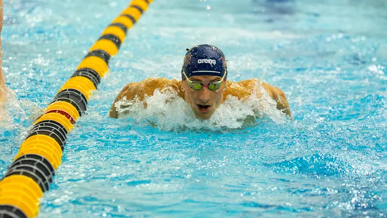 Men's Swim and Dive Dominates La Salle in Season Opener