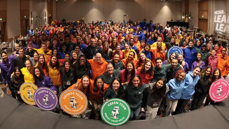 Brown and Sanabria Attend NCAA Student-Athlete Leadership Forum