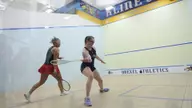 Women's Squash Falls 9-0 against Trinity College