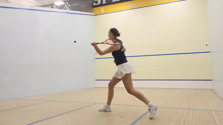 Women's Squash Defeated Columbia 7-2 on Senior Day