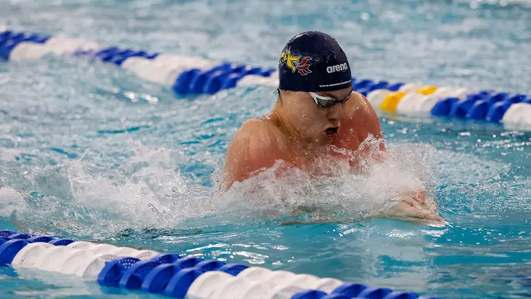 Men's Swim and Dive Take Home Two Medals on Day One of the CAA Championships