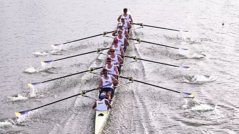 Men’s Rowing Finishes Day One at Redwood Shores Invitational