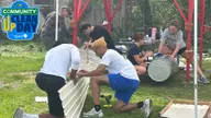 Drexel Student-Athletes Participate in 2025 Community Clean-Up Day