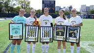 Drexel Downs Hampton on Senior Day, 2-0