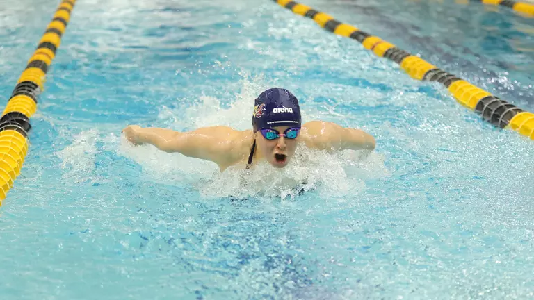 Women's Swimming and Diving Pick Up CAA Win Over Towson, 153-147