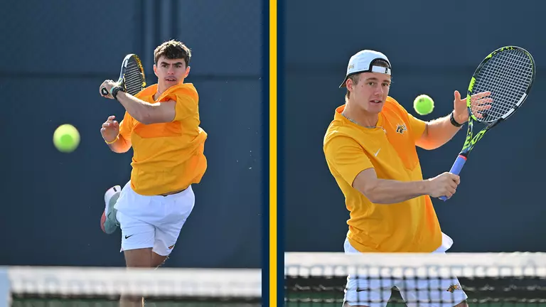 Burridge and Erlewein Named CAA Men's Doubles Team of the Week