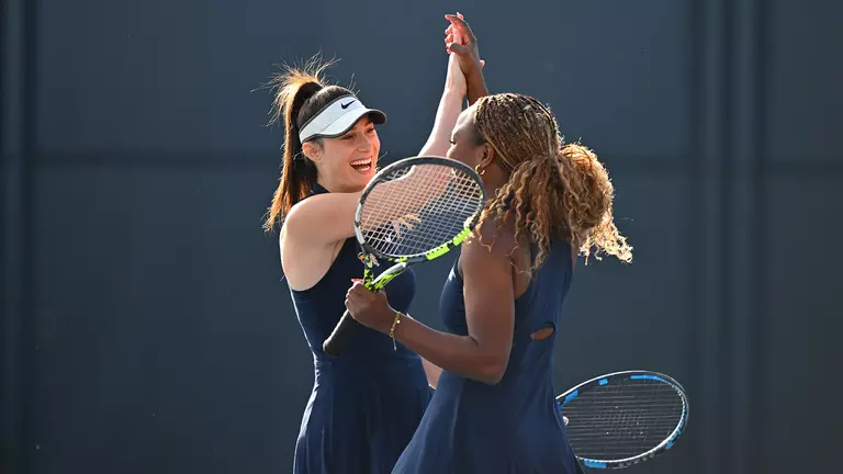 Dabah and Lemongo Named CAA Women's Tennis Doubles Team of the Week