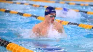 Men's Swimming and Diving Move Into Third Place on Day One of the CAA Championships