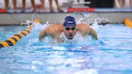 Smith Makes History as Men's Swimming and Diving Win Three Gold Medals on Day Three of CAA Championships