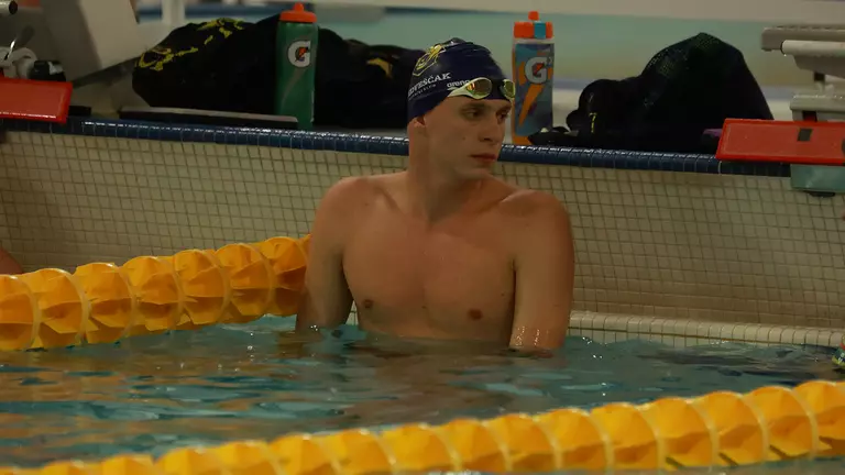 Krpina Sets School Record for 1650 as Swimming and Diving Wrap Up National Invitational Championships