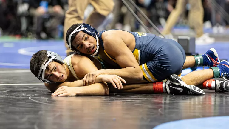 Desmond Pleasant and Cody Walsh Advance to the Second Day of the NCAA Wrestling Championships